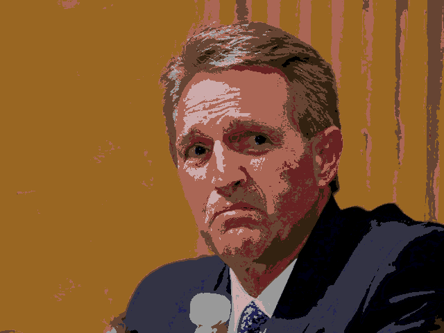 Former U.S. Senator Jeff Flake, the moment his soul left him. September 2018