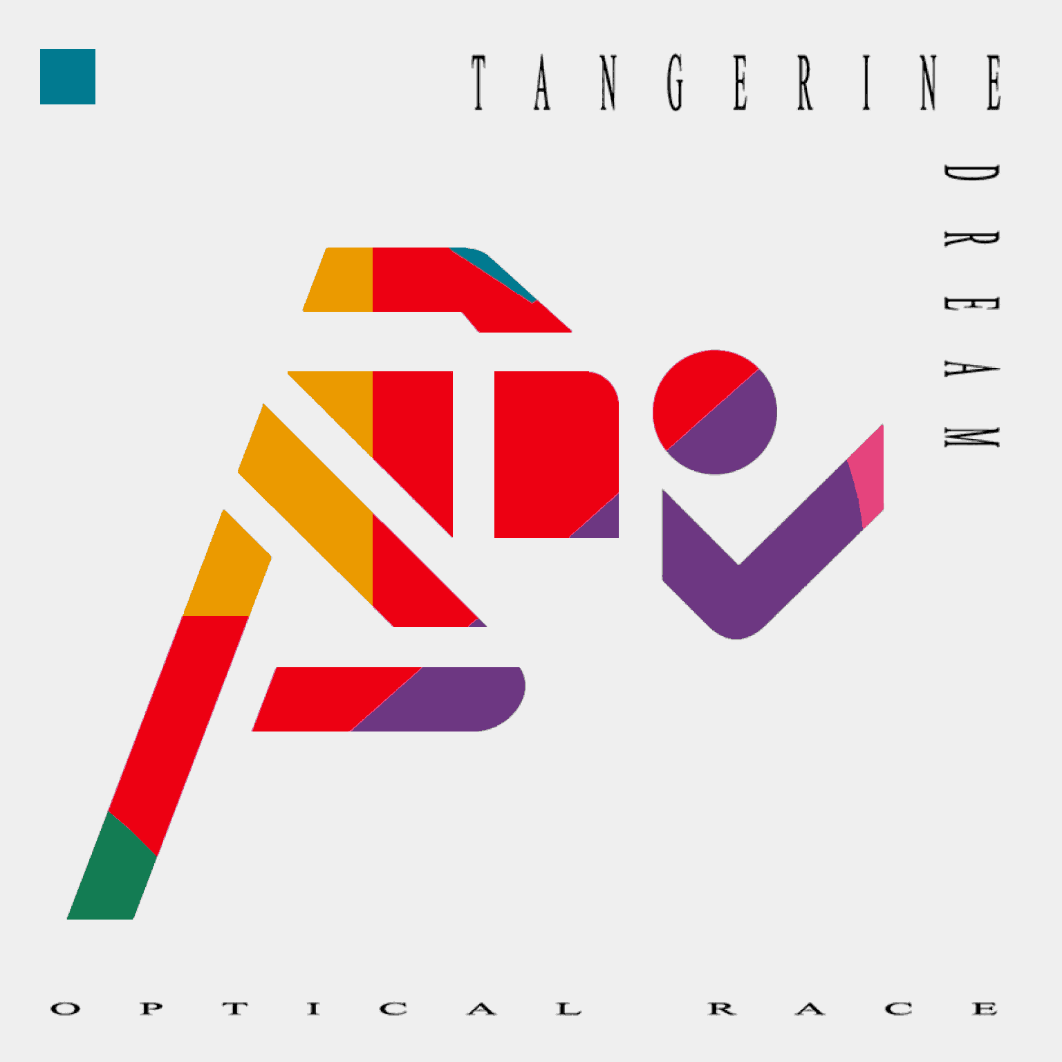 CD Album cover for Tangerine Dream's "Optical Race"