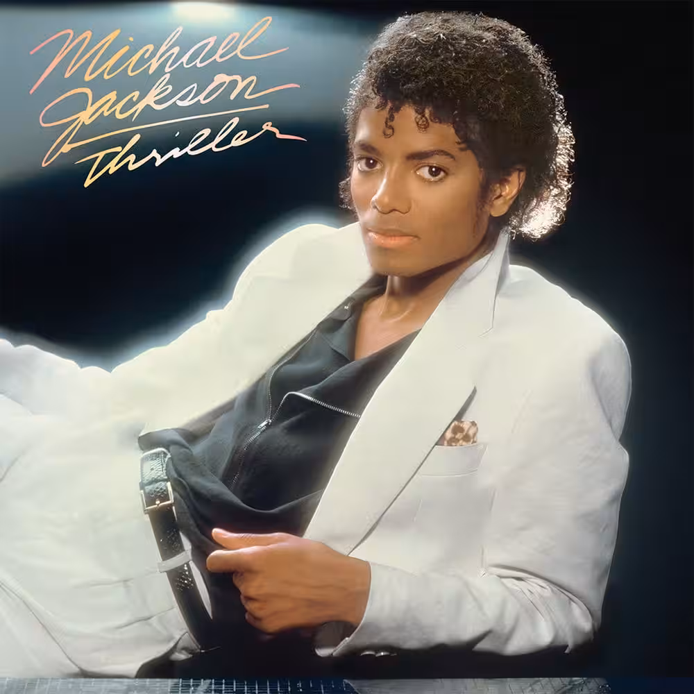 CD Album cover for Michael Jackson's "Thriller"