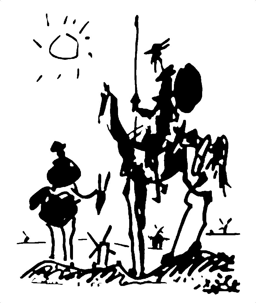 The 1955 Picasso Don Quixote sketch